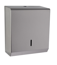 Hand Towel Paper Dispenser -  Polished Stainless 